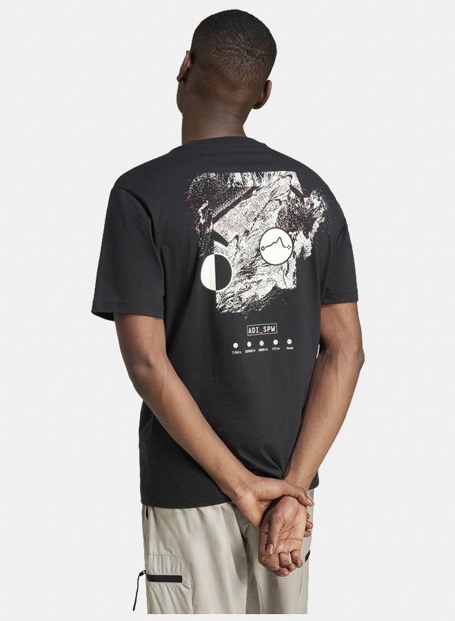 Adidas city escape space men's graphic t-shirt - Image 4
