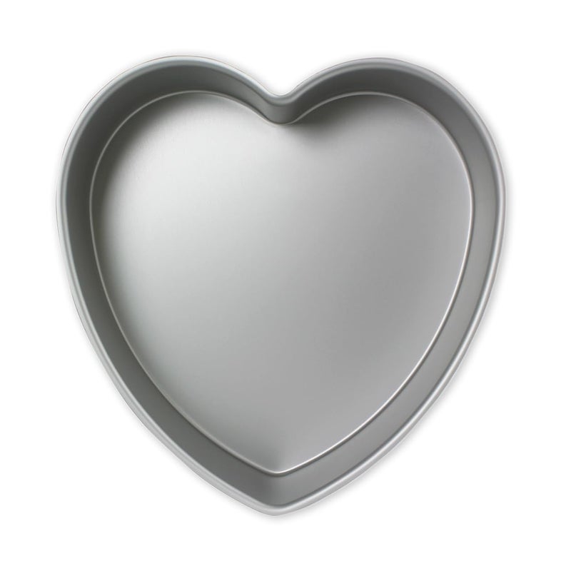 PME Professional Aluminum Heart Cake Pan 6 x 3Inch Silver