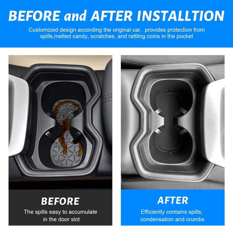 REMOCH 3D Cup Holder Inserts for Toyota RAV4 - Image 2