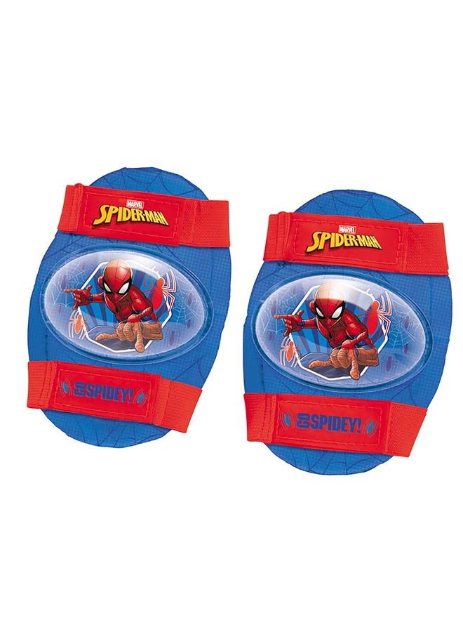 Mondo Spiderman 4-Wheels Roller Skates Set Adjustable Size 22-29 | Includes Knee Pads & Elbow Pads | Outdoor Ride for Kids - Image 2