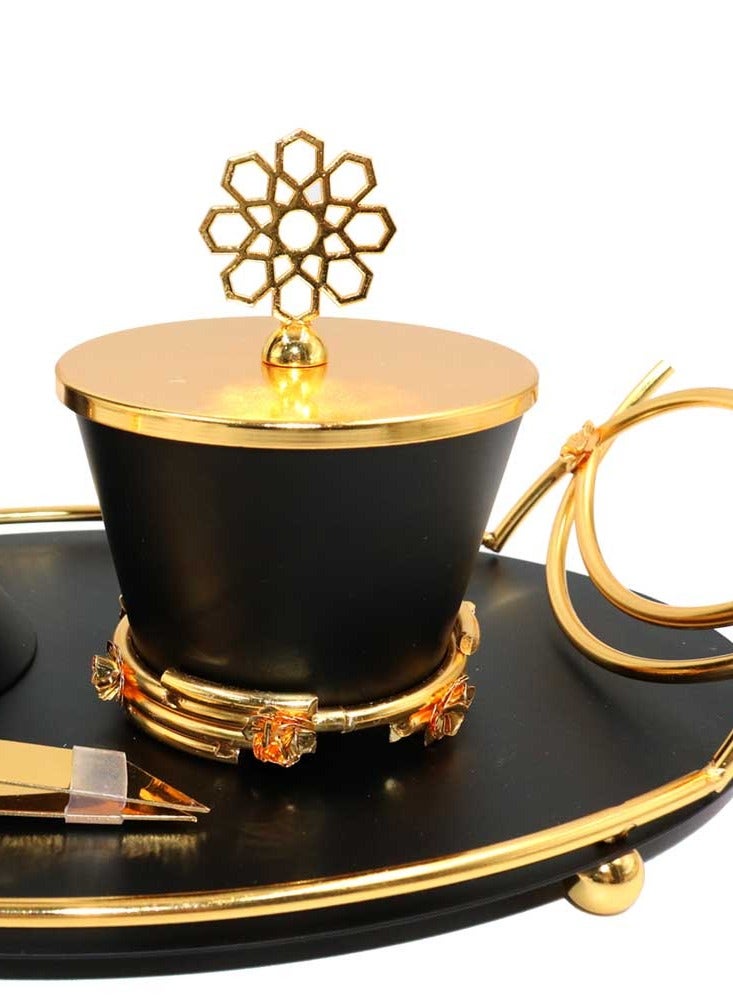 Decorative Modern Incense Burner Set Bakhoor Incense Holder for a Luxurious Home Fragrance Experience  - Image 3