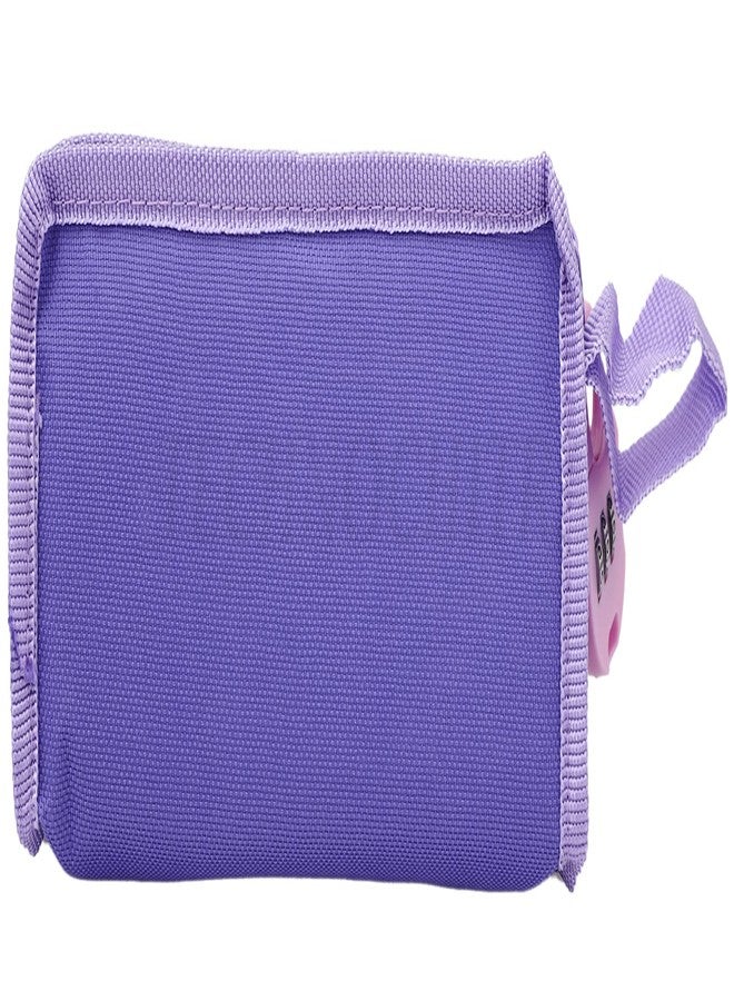 SHREE TECHNESH® Unicorn Dual Zipper Pouch with Lock for Girls (Purple) - Image 5