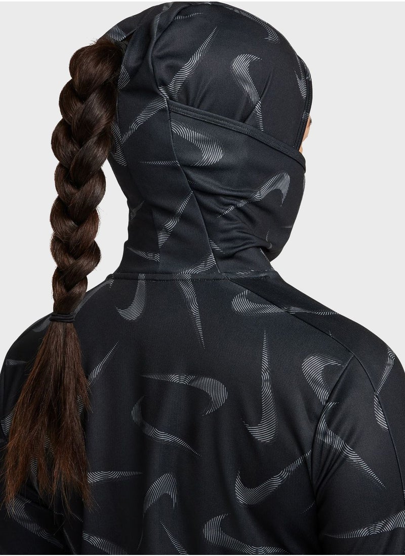 Nike - Essential Swoosh Printed Hoodie - Image 1