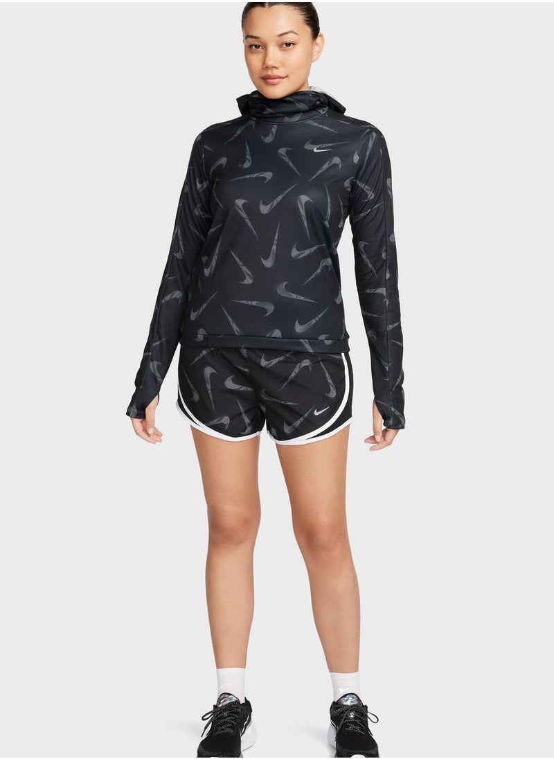Nike - Essential Swoosh Printed Hoodie - Image 1