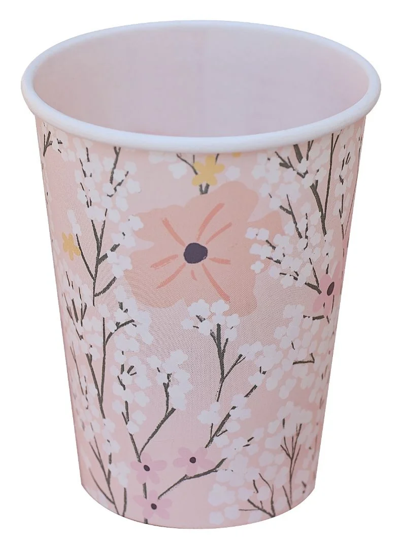Ginger Ray Ginger Ray Cup Tissue Flower Paper Cup - Elegant Party Cups