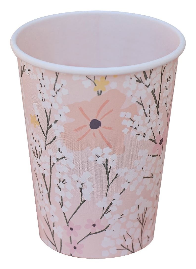 Ginger Ray Ginger Ray Cup Tissue Flower Paper Cup - Elegant Party Cups  - Image 3