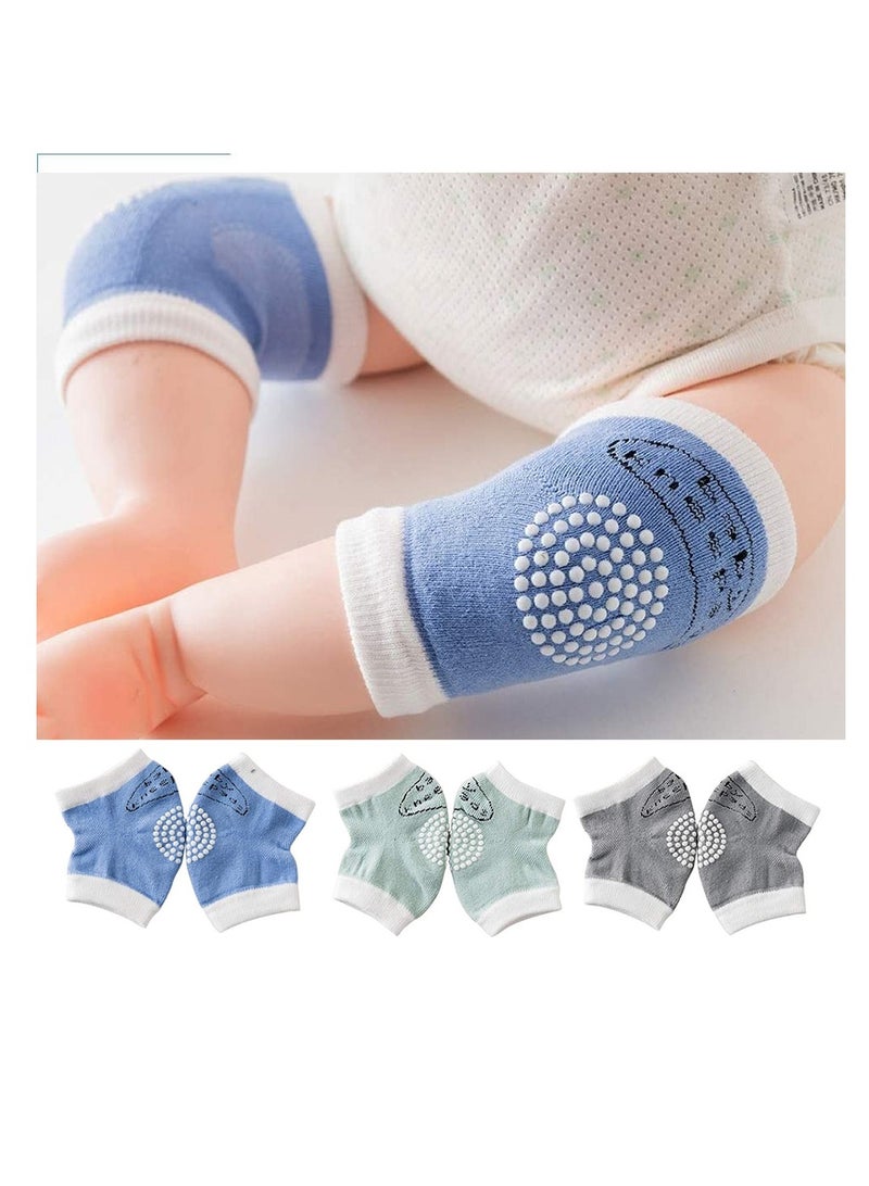 STAR BABiES Star Babies Pack of 3 Combo (Baby Sleeping Pod bed, Kids Socks 3pair, Baby Knee Pad Pack of 3)-Grey - Image 4