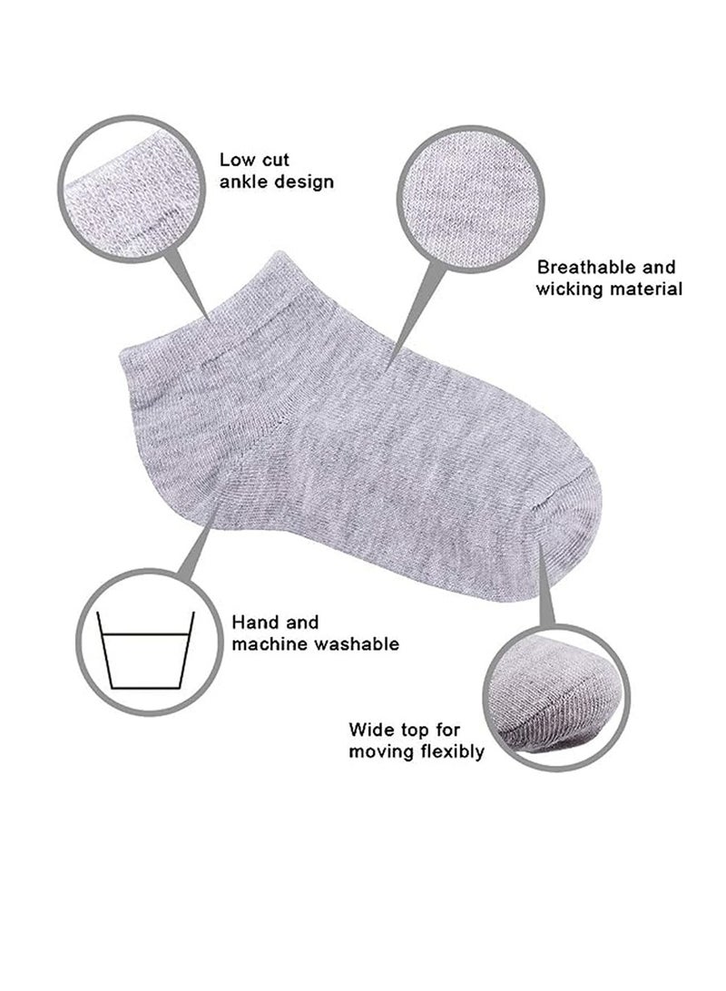 STAR BABiES Star Babies Pack of 3 Combo (Baby Sleeping Pod bed, Kids Socks 3pair, Baby Knee Pad Pack of 3)-Grey - Image 5