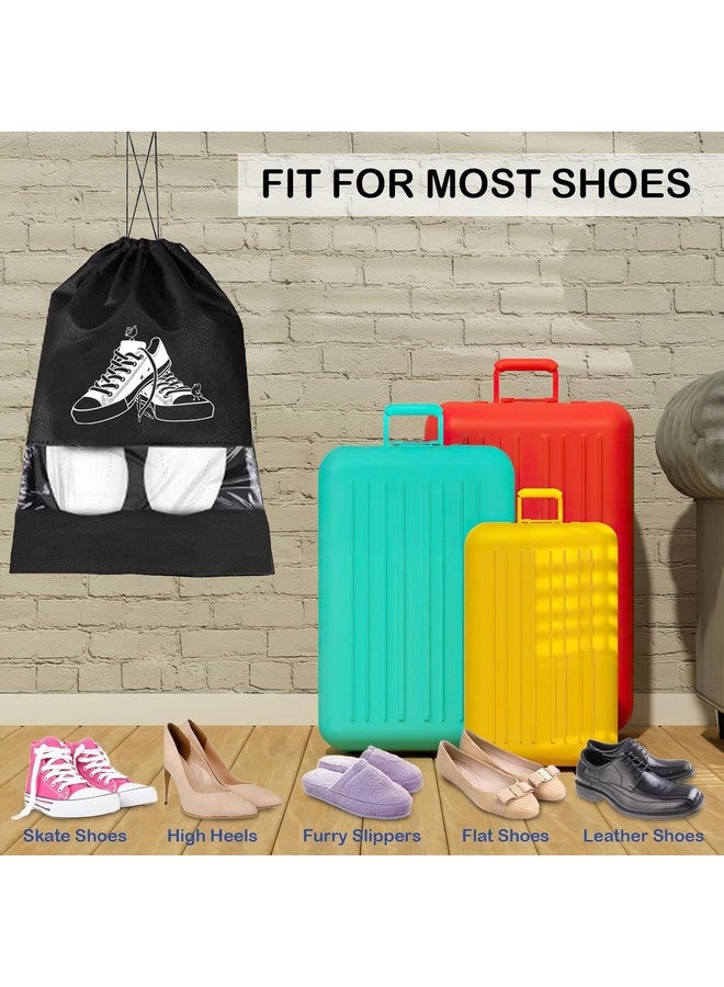 DALUCI Shoe Bags for Travel & Storage - Reusable Shoe Cover Organizer Pouches for Men & Women | Multipurpose Travel Accessories & Essentials for Shoes - Home, Gym & Holiday Use (Pack of 6) - Image 3