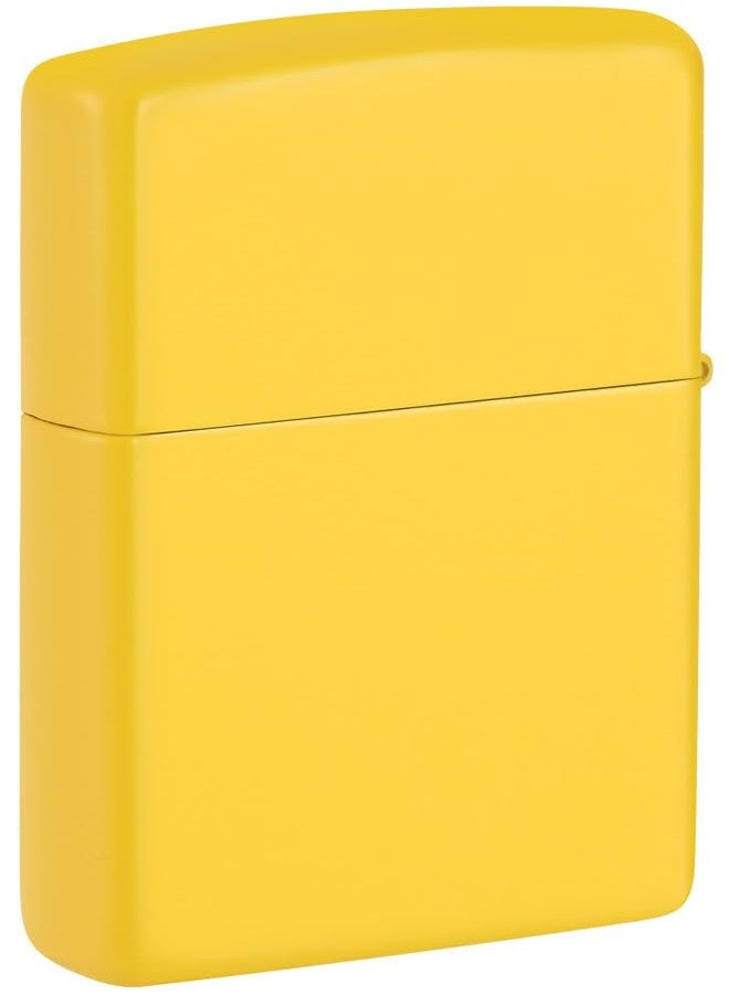 Zippo Stunning Classic Sunflower Lighter, Real Windproof Lighter, Durable Metal, Golden Color, Classic Sunflower with Zippo Logo - Image 2