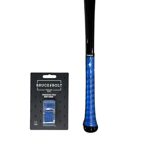 BRUCE BOLT Premium Pro Baseball & Softball Royal Blue Bat Grip - 1.1mm - Image 4