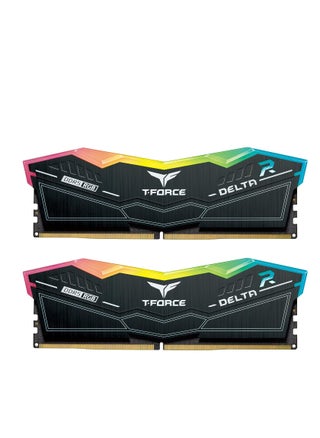 Teamgroup T-Force delta rgb DDR5 32gb kit 2x16GB 6400MHz PC5-51200 CL40 desktop memory module ram black for Z690 FF3D532G6400HC40BDC01 - pzsku/Z9C945528A6D985ACE124Z/45/_/1707837429/e011e01f-b662-4a97-bd85-c02997397609
