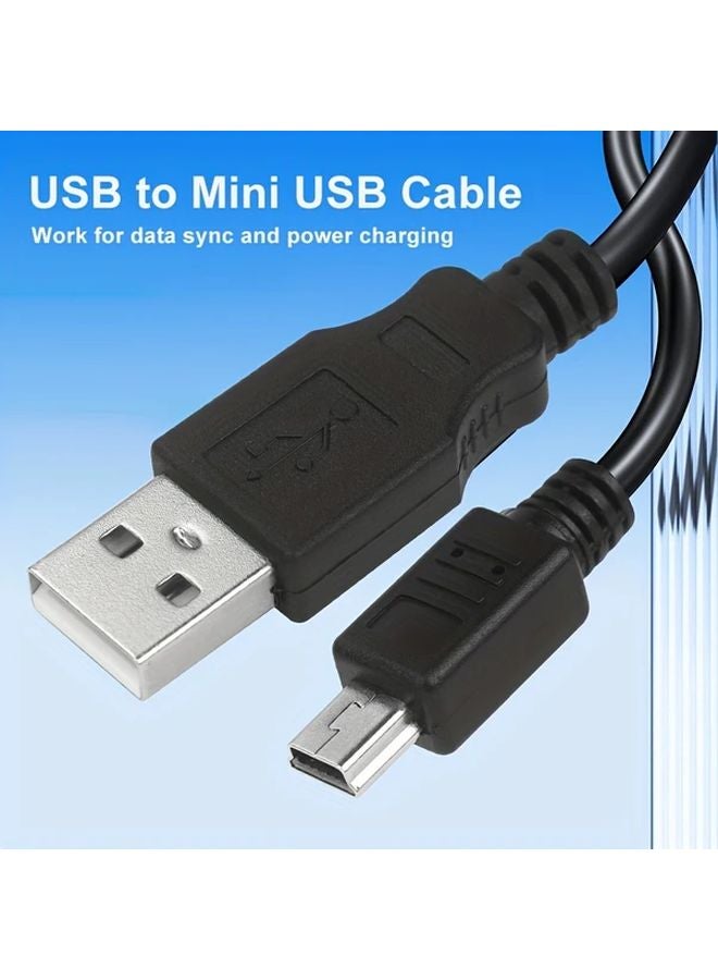 2M USB 2 0 A Male To Mini B 5Pin Cable Copper Wire For Garmin GPS Dash Cam - Image 2