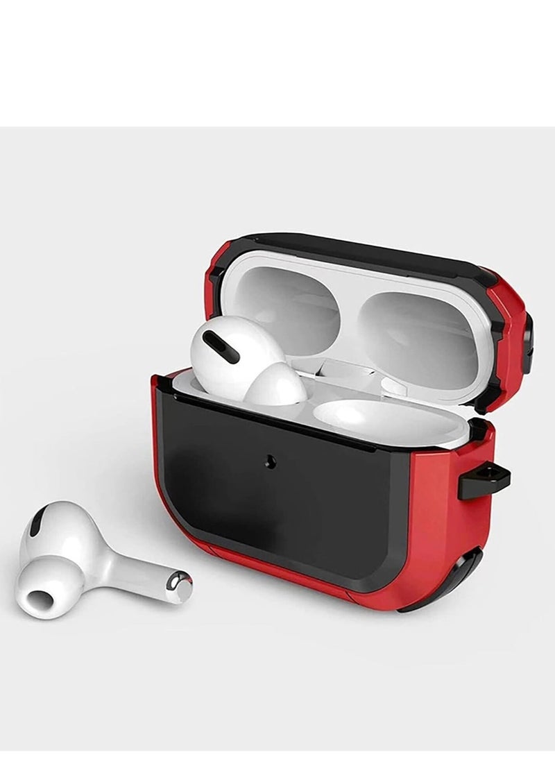Slim Armor Apple AirPods Pro 2 Shockproof Hard Case Cover red - Image 1
