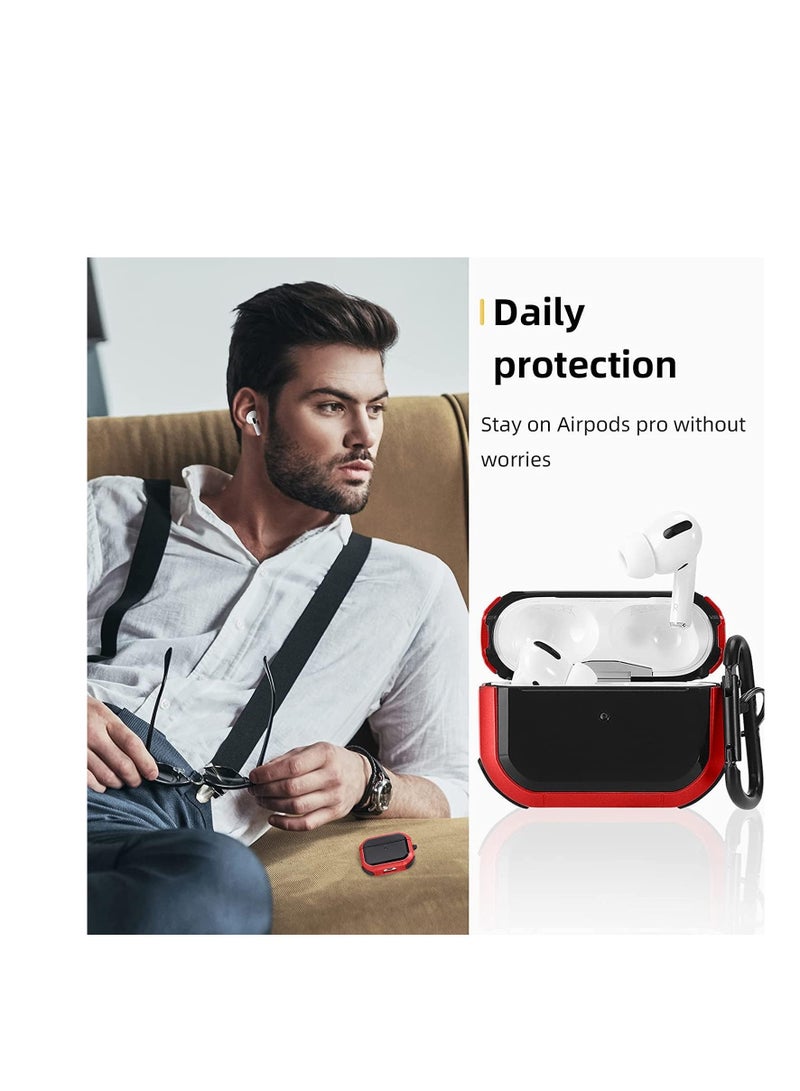 Slim Armor Apple AirPods Pro 2 Shockproof Hard Case Cover red - Image 4