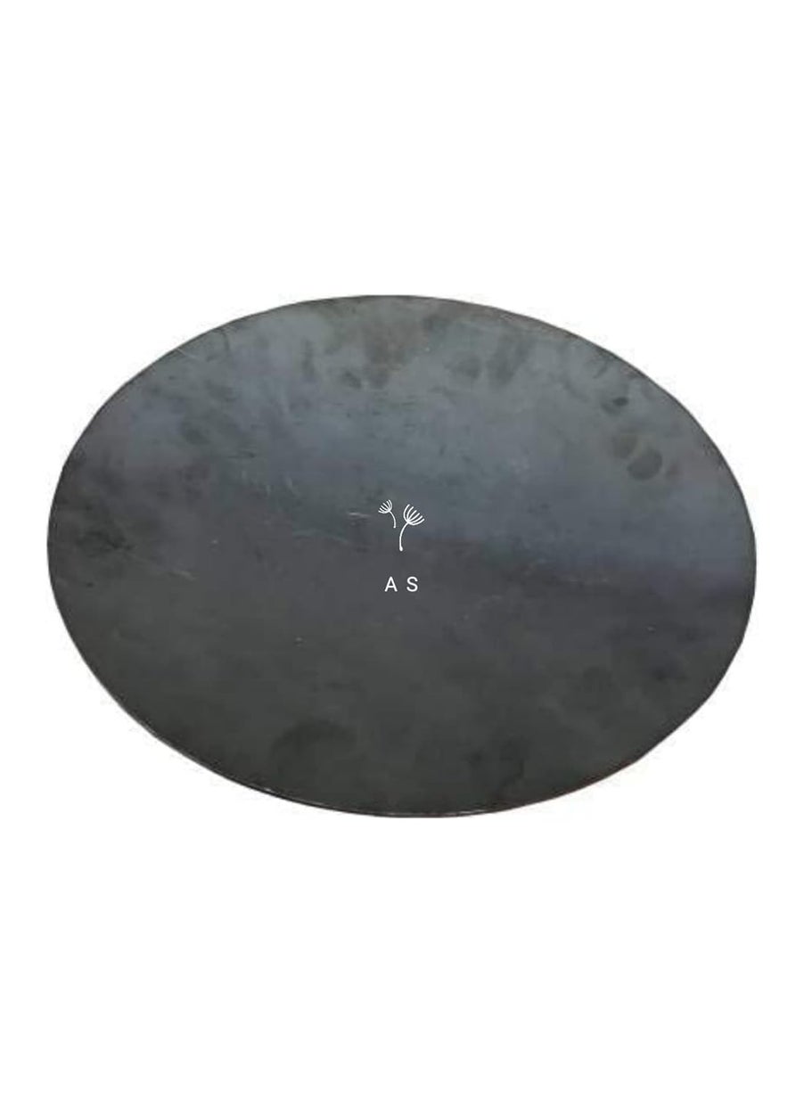 AS A S Pure Iron Original Handmade Iron Dosa Tawa Flat tawa Fry pan Black 11 inch 28 CM  - Image 3