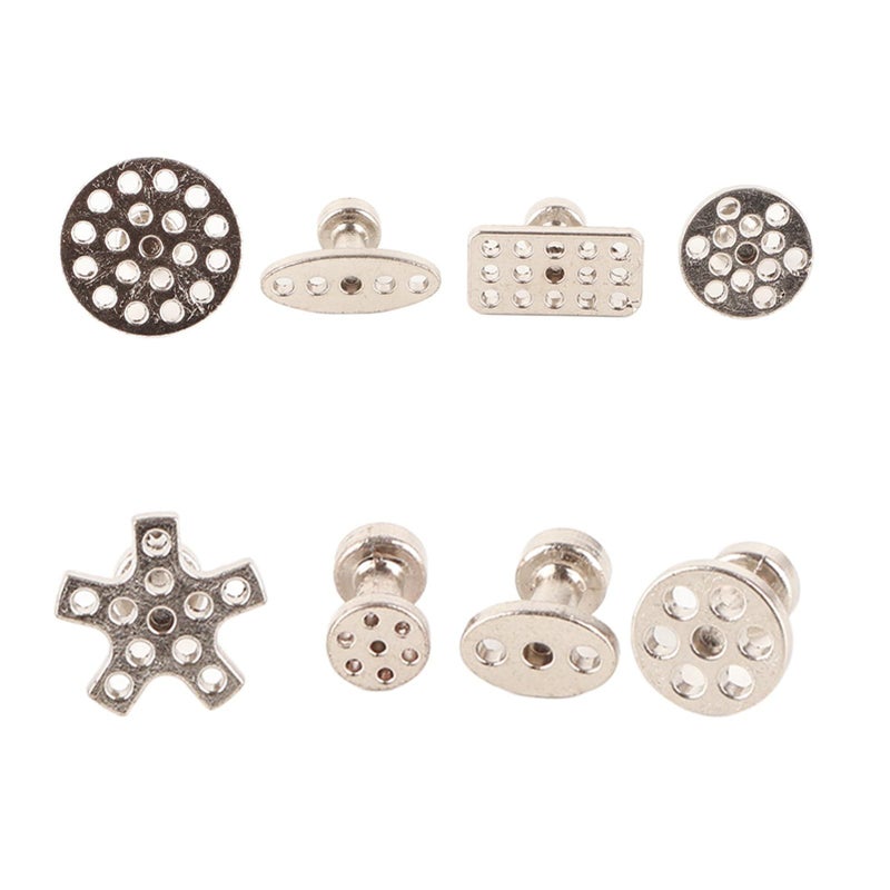 8 Pcs Zinc Alloy Dent Repair Tool Kit with High Strength Pads for Auto Body and Solar Panel - Image 3