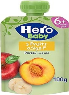 Hero Baby Hero baby pouch 3 fruits 100 gm 