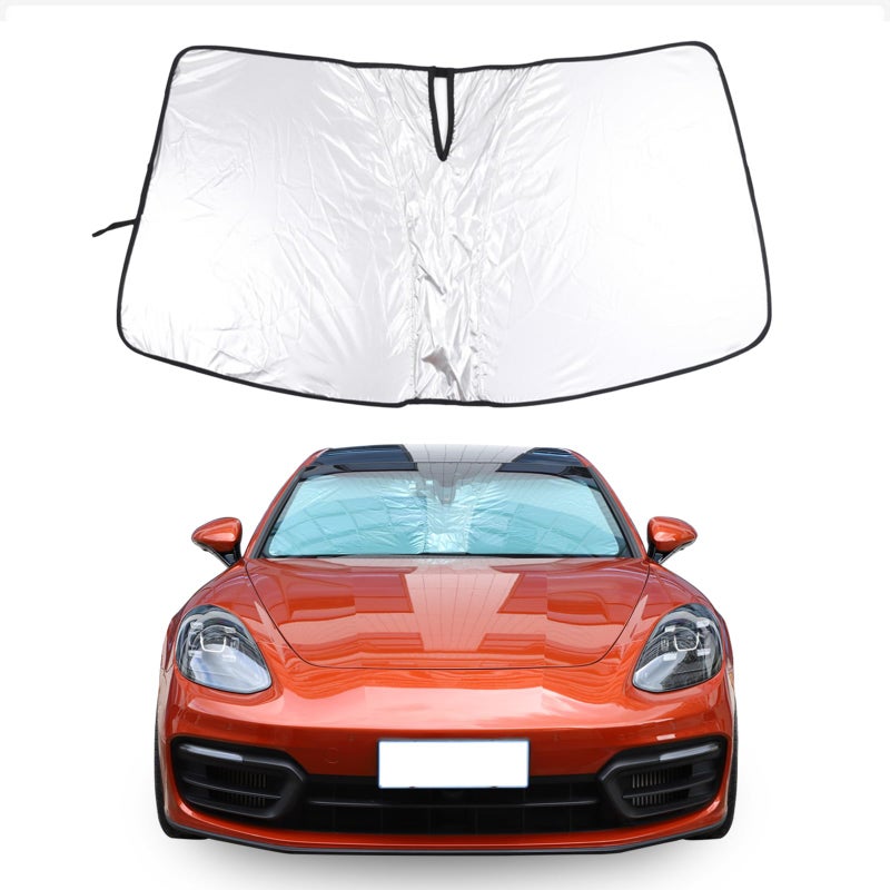 Windshield Sun Shade for Porsche Panamera 20172024 Front Window Sunshade Sun Visor Blocker UV Protector Heat Shield Keep Your Vehicle Cool Lightweight Portable