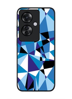 Stylizedd Rugged Black edge case for Oppo Reno11 F / Oppo F25 Pro 5G, Slim fit Soft Case Flexible Rubber Edges Anti Drop TPU Gel Thin Cover -  Crystal Prism  - Image 1
