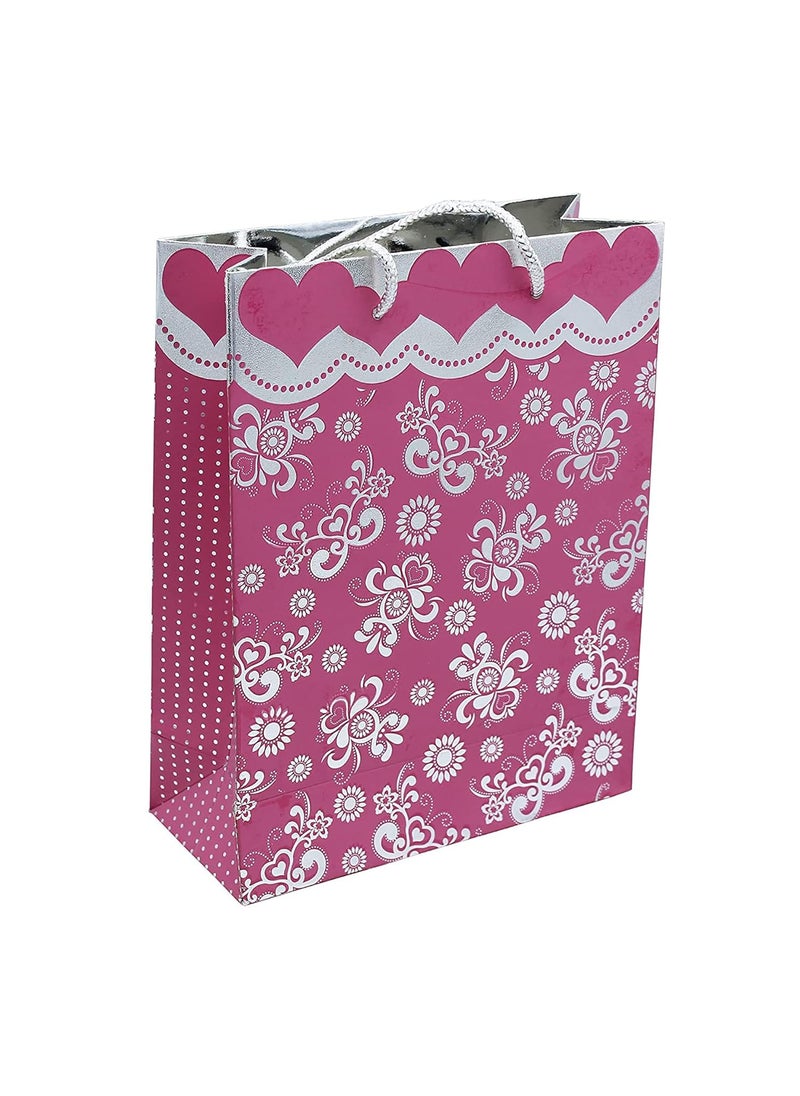 iLife - iLife Gift Bags 20 * 8.6 * 26 CM - 12 Pcs Paper Bags with Handles Bulk, Shopping Bags Retail Bags Paper Gift Bags (Light Pink) - Image 1