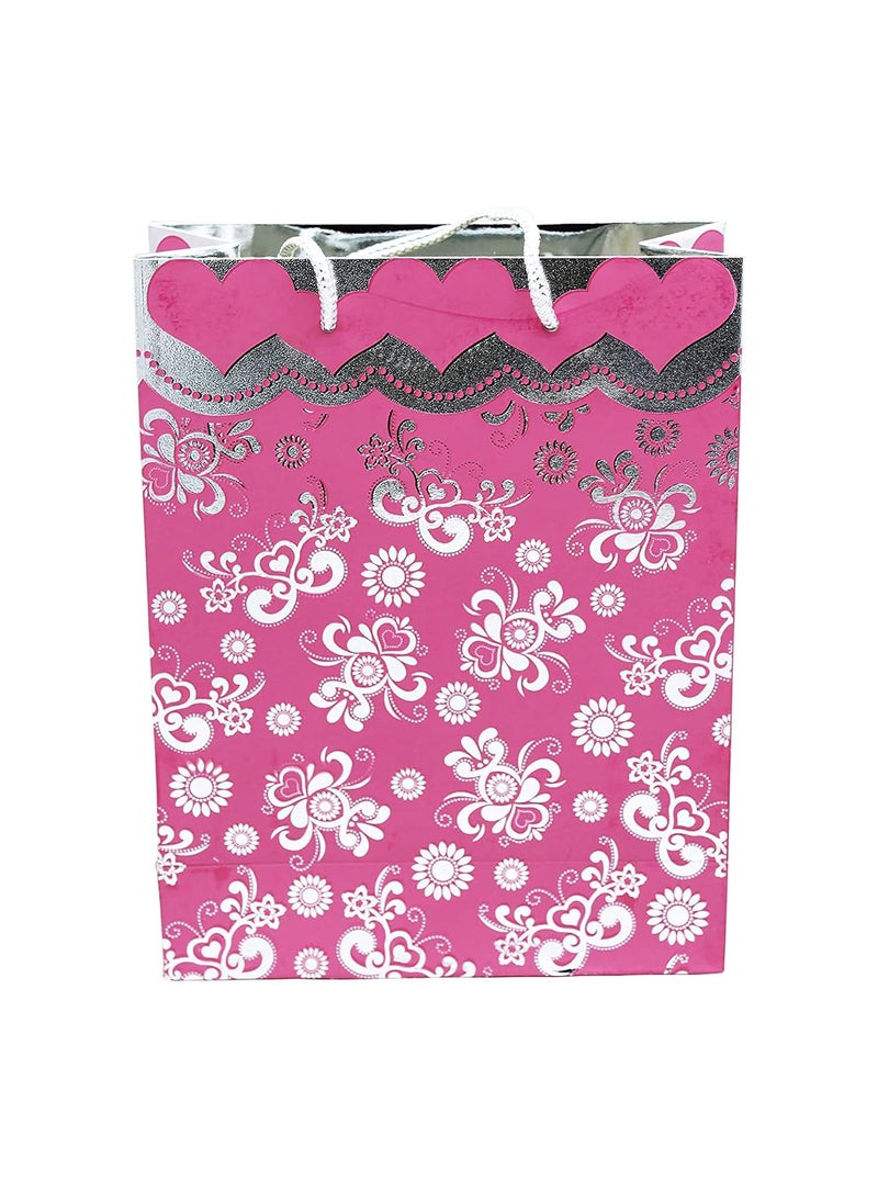 iLife - iLife Gift Bags 20 * 8.6 * 26 CM - 12 Pcs Paper Bags with Handles Bulk, Shopping Bags Retail Bags Paper Gift Bags (Light Pink) - Image 1