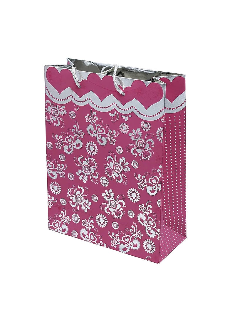iLife - iLife Gift Bags 20 * 8.6 * 26 CM - 12 Pcs Paper Bags with Handles Bulk, Shopping Bags Retail Bags Paper Gift Bags (Light Pink) - Image 1