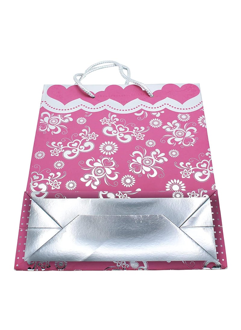 iLife - iLife Gift Bags 20 * 8.6 * 26 CM - 12 Pcs Paper Bags with Handles Bulk, Shopping Bags Retail Bags Paper Gift Bags (Light Pink) - Image 1