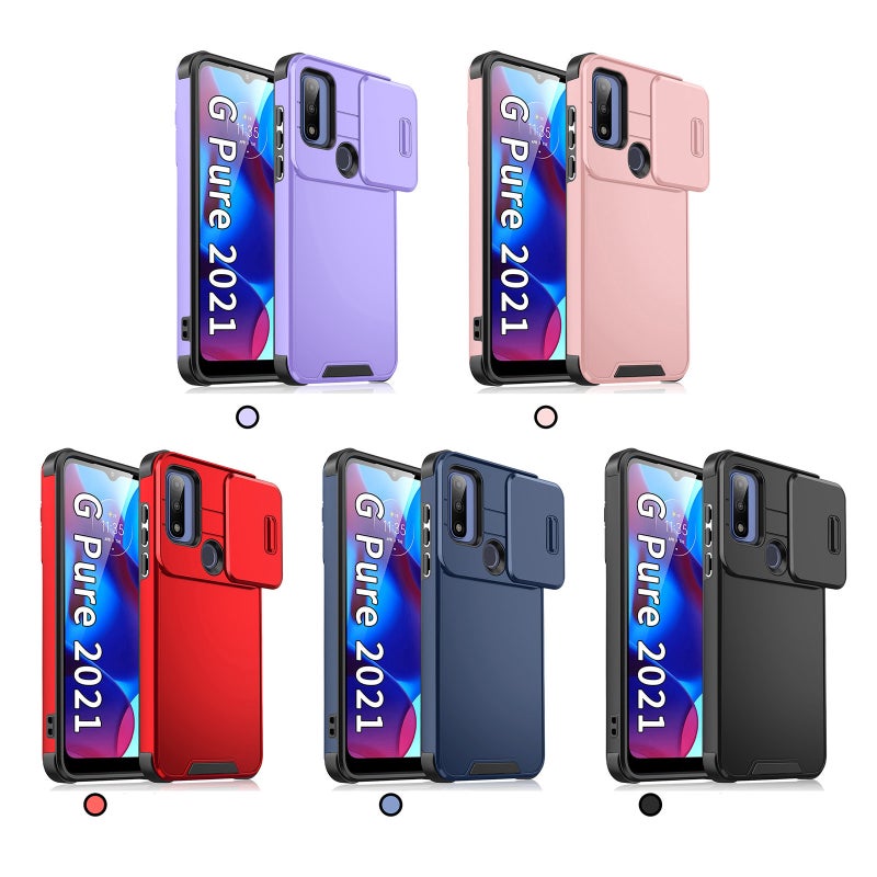 HuHa Protective Cover For Motorola Moto G Stylus 5G 2023 Sliding Camshield TPU + PC Phone Case(Red) - Image 2