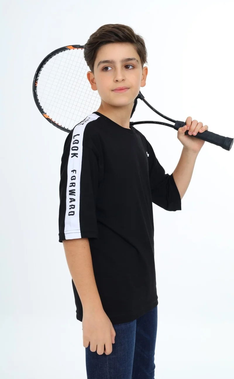 Angelos Girls Boy's Sleeve Striped T-Shirt 9-14 Years LX7063