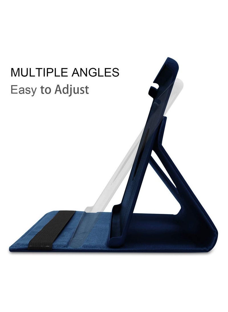 Raxoom Samsung Galaxy Tab A7 Lite 8.7 2021 Case - 360 Degree Rotating Stand [Auto Sleep/Wake] Folio Leather Smart Cover Case for Samsung Tab A7 Lite 8.7 inch 2021 Tablet [SM-T220/T225/T227](Navy Blue) - Image 4