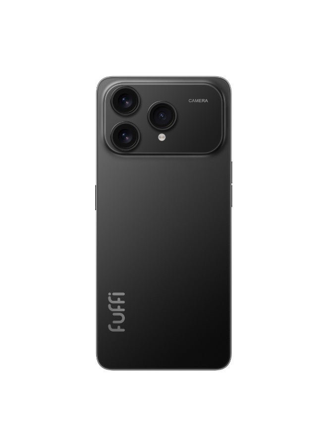  FUFFI هاتف ذكي M17 Pro، شاشة 6.53 بوصة، 8+256 جيجابايت، كاميرا 24+48 ميجابكسل، بطارية 4000 مللي أمبير، هاتف محمول غير مقفل يدعم جوجل بلاي - أسود - Image 1