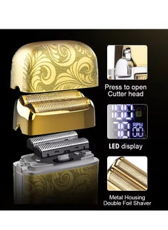 UFREE Men's Ultra Thin Electric Razor, Rechargeable Single Razor Reciprocating Mini Electric Razor Rechargeable Washable Wet/Dry  - Image 2