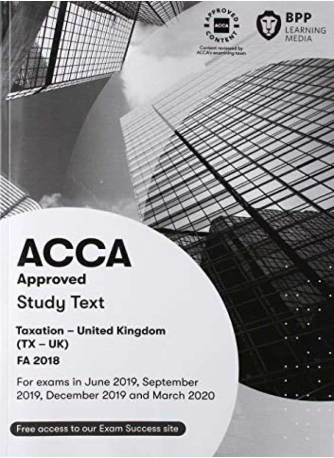 null - ACCA Taxation FA2018 - Image 1