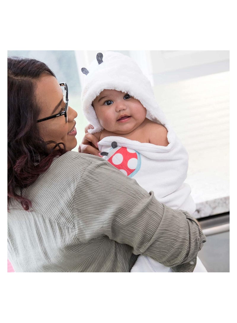 Blooming Bath Ladybug Hooded Bath Towel - Image 3