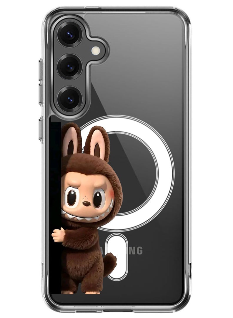 Theodor Magnetic Case for Samsung Galaxy S24 Plus Compatible with MagSafe Wireless Charging, Shockproof Phone Bumper Cover Labubu (10) - Image 1