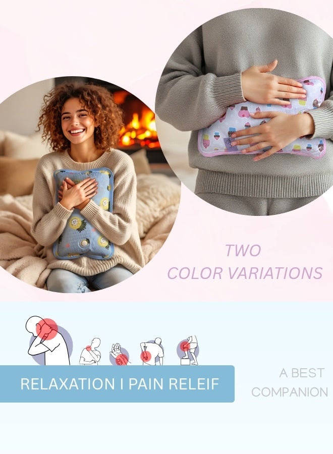 Electric rechargeable heating water bag for Periods Pain Relief