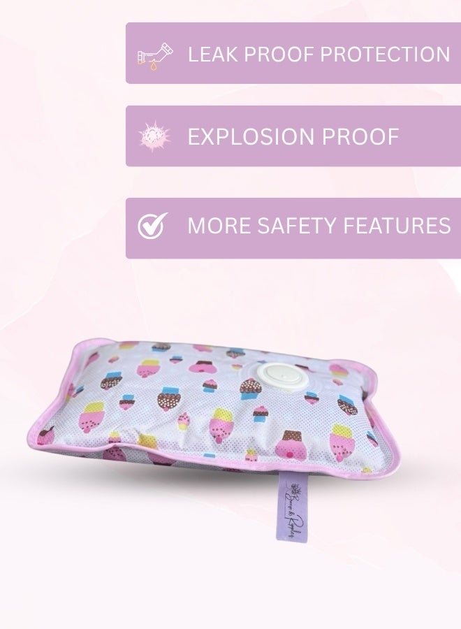 Electric rechargeable heating water bag for Periods Pain Relief