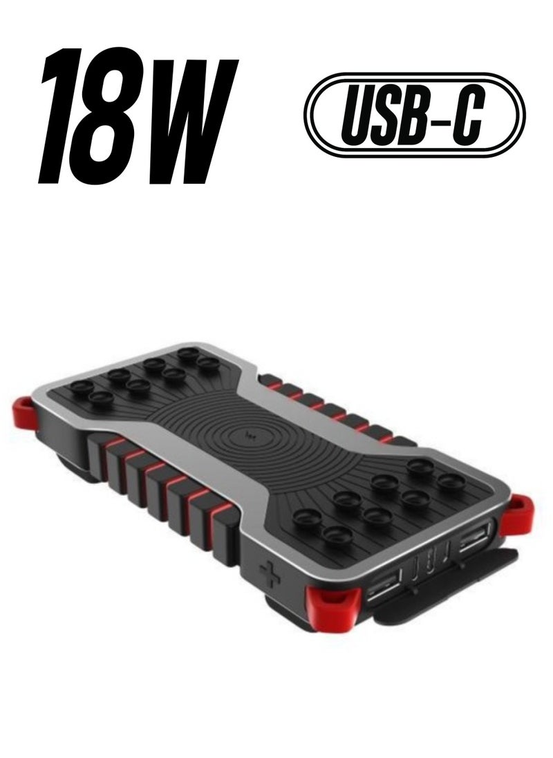 IQ TOUCH باور بانك لاسلكي للألعاب من IQ TOUCH مع PD 10K، أسود  - Image 1