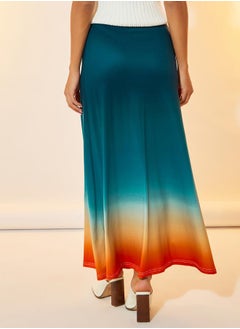 Take Two Ombre Print Maxi Skirt  - Image 4