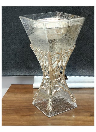 transparent / silver