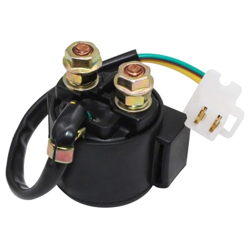 Yerbay Starter Solenoid Relay for Honda TRX300 Fourtrax 300 1988 1989 1990-2000 TRX200 Fourtrax 200 1984 TRX250 FOURTRAX 250 1985-1987 TRX250 Sportrax 2003-2008 TRX400 Sportrax 2001-2014 TRX125 FOURTRAX - Image 1