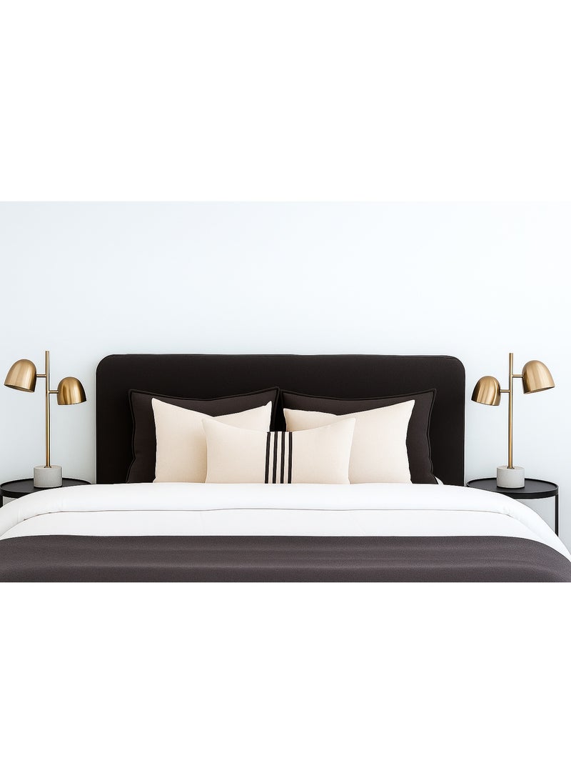 Modern Gold Twin-Dome Table Lamp