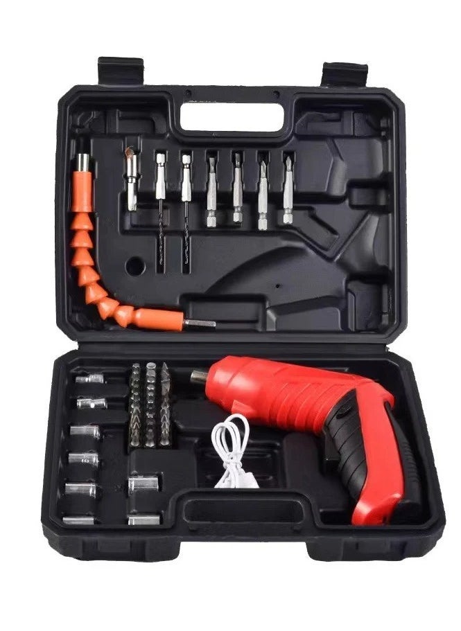 Denx A Smart Electronic Cordless Drill For Disassembly And Assembly, Equipped With All Sizes And Shapes, At A Speed Of 250 Rpm  - Image 1