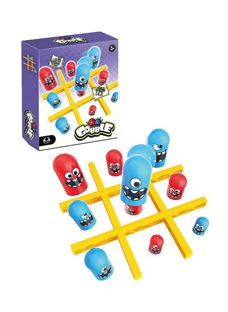 Fun Moment Gobble Mini Tic Tac Toe Strategy & Memory Game for Kids 3+ Years - Image 1