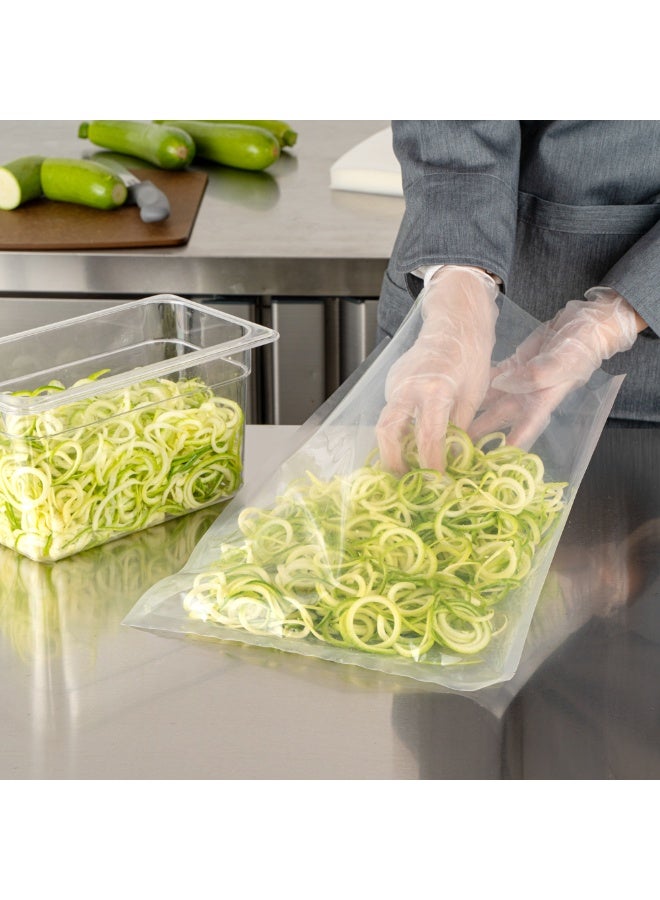 Restaurantware Fresh Hero 16 x 12 Inch Vacuum Sealer Bags, 1000 Food Storage Bags - 4 mil Thick, Microwavable, Clear Plastic Sous Vide Bags, Freezable, For Storing Food Or Sous Vide Cooking  - Image 5