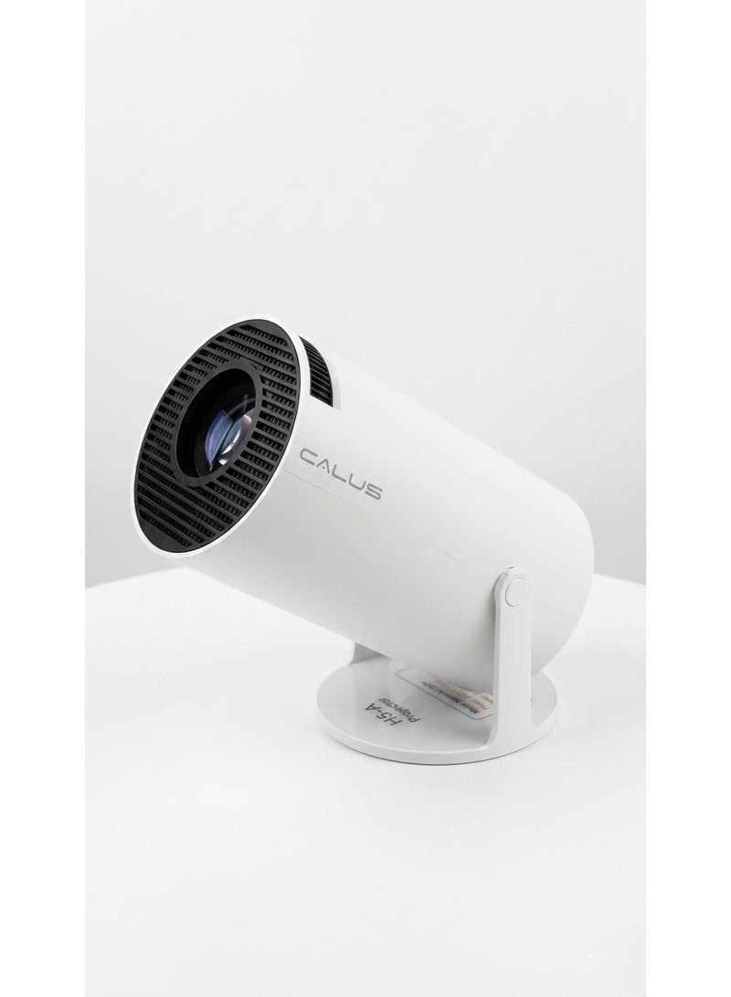 Calus H5-A Portable Smart Projector, Ultra HD Support, Dual Wi-Fi, Bluetooth 5.0, White - Image 2