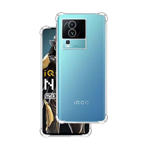 7-Seven 7SEVEN® Back Cover for IQOO Neo 7 5G Transparent Mobile Back Case Shock Proof Design Camera Edges Protection Crystal Clear Phone Case Silicon Soft TPU and Flexible Bumper Phone Cover - Image 1