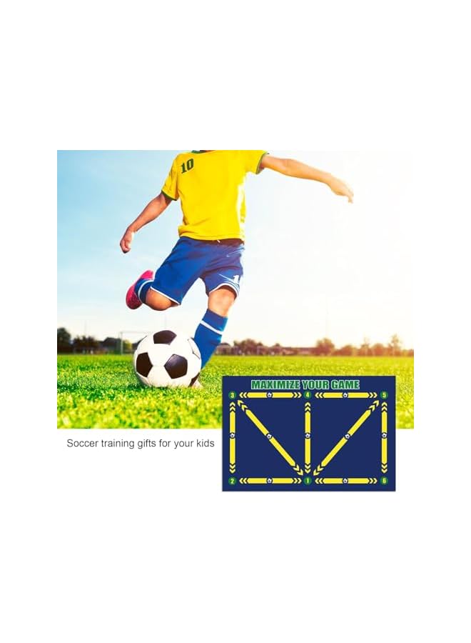 S-TOP Training Mat, 60x90cm Silent Practice Mat with Anti-Slip Base, Essential Football Training Equipment for Youth Players, for Dribbling Exercises and Goalkeeper Drills at Home or Field - Image 3