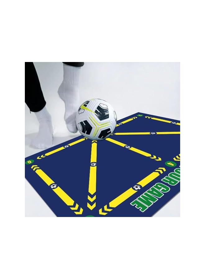 S-TOP Training Mat, 60x90cm Silent Practice Mat with Anti-Slip Base, Essential Football Training Equipment for Youth Players, for Dribbling Exercises and Goalkeeper Drills at Home or Field - Image 2